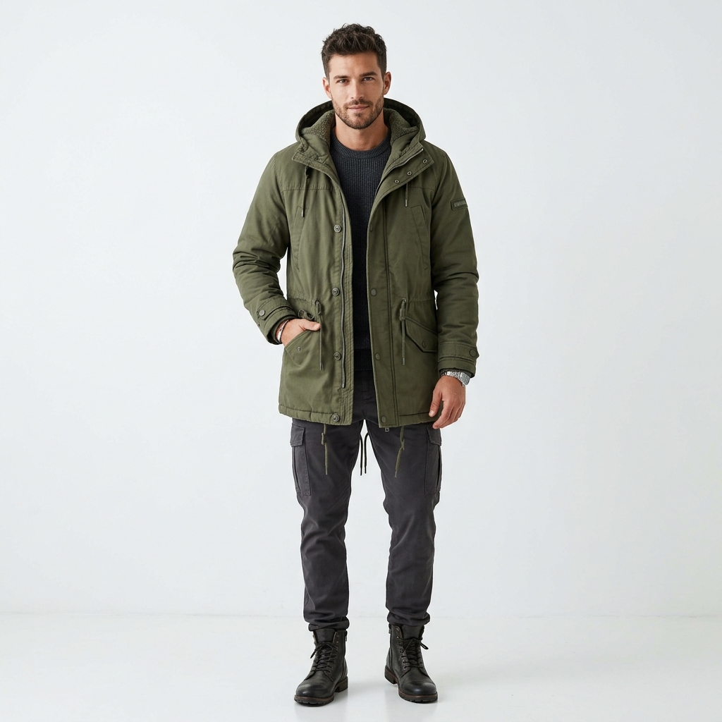 Parka Verde Militar