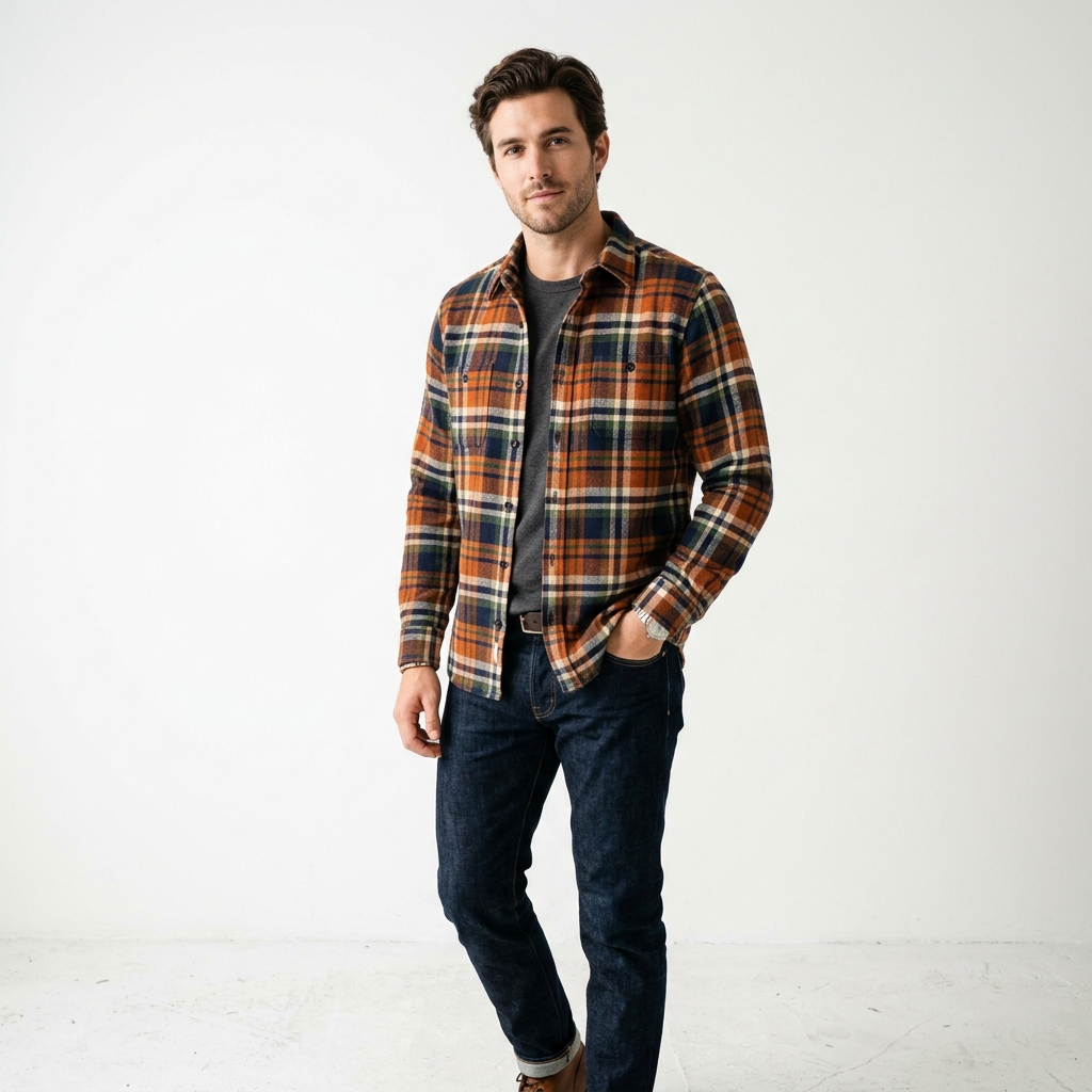 Camisa Cuadros Flannel